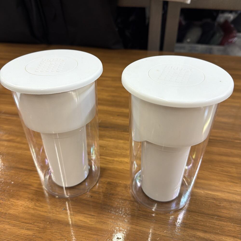 Lot Of 2 Brita Filter Travel Tumbler 7” Water Filter Cup No Filter